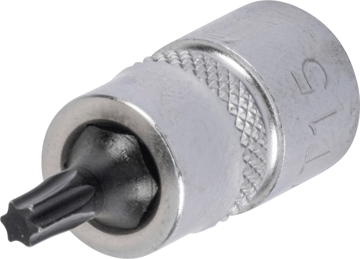 Bit-Stecknuss, 1/4", extra kurz, T-Profil T15x28 mm