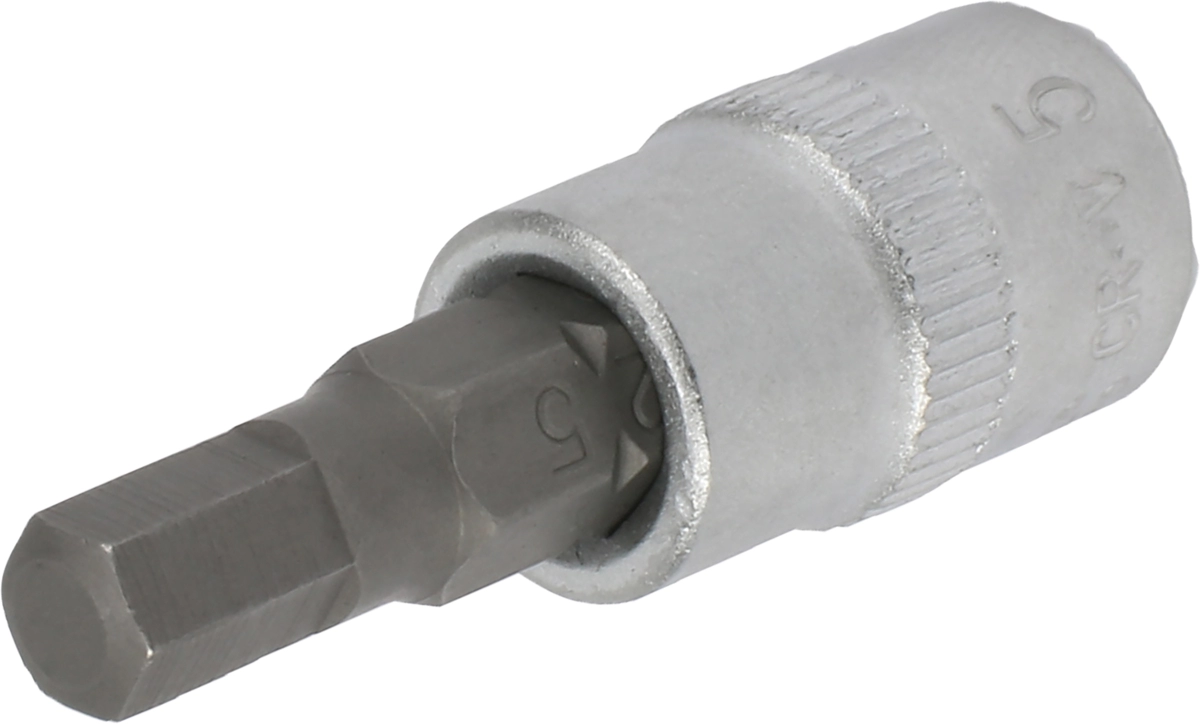 Bit-Stecknuss, 1/4", Innensechskant 5x37 mm