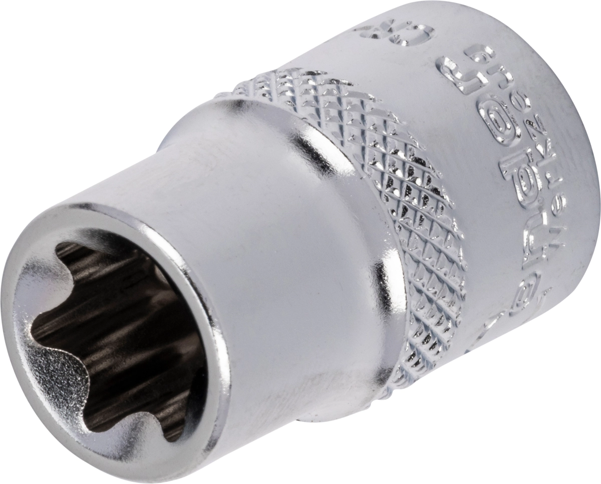 Stecknuss, 3/8", E-Profil E12