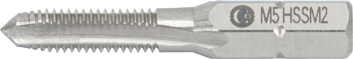 Gewindebohrer-Bit, 1/4" 6-kant, HSS-G M2, M5x0.8