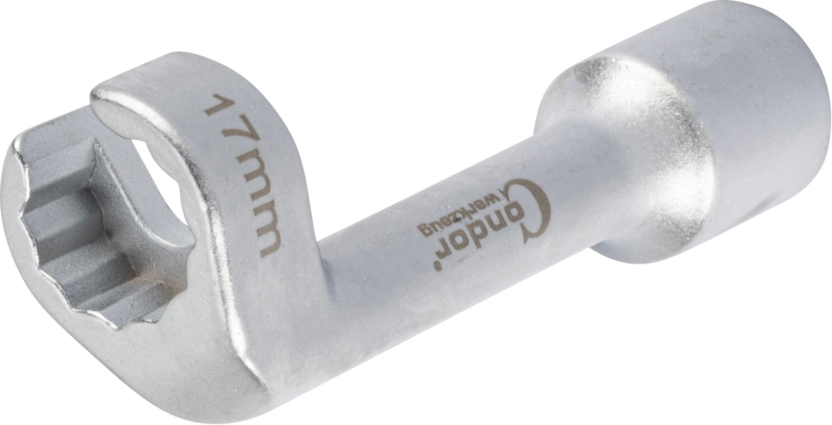 Leitungsschlüssel, 1/2", 12-kant offen 17 mm