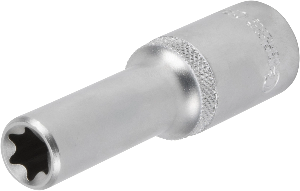 Stecknuss, 1/2", E-Profil E12, tief