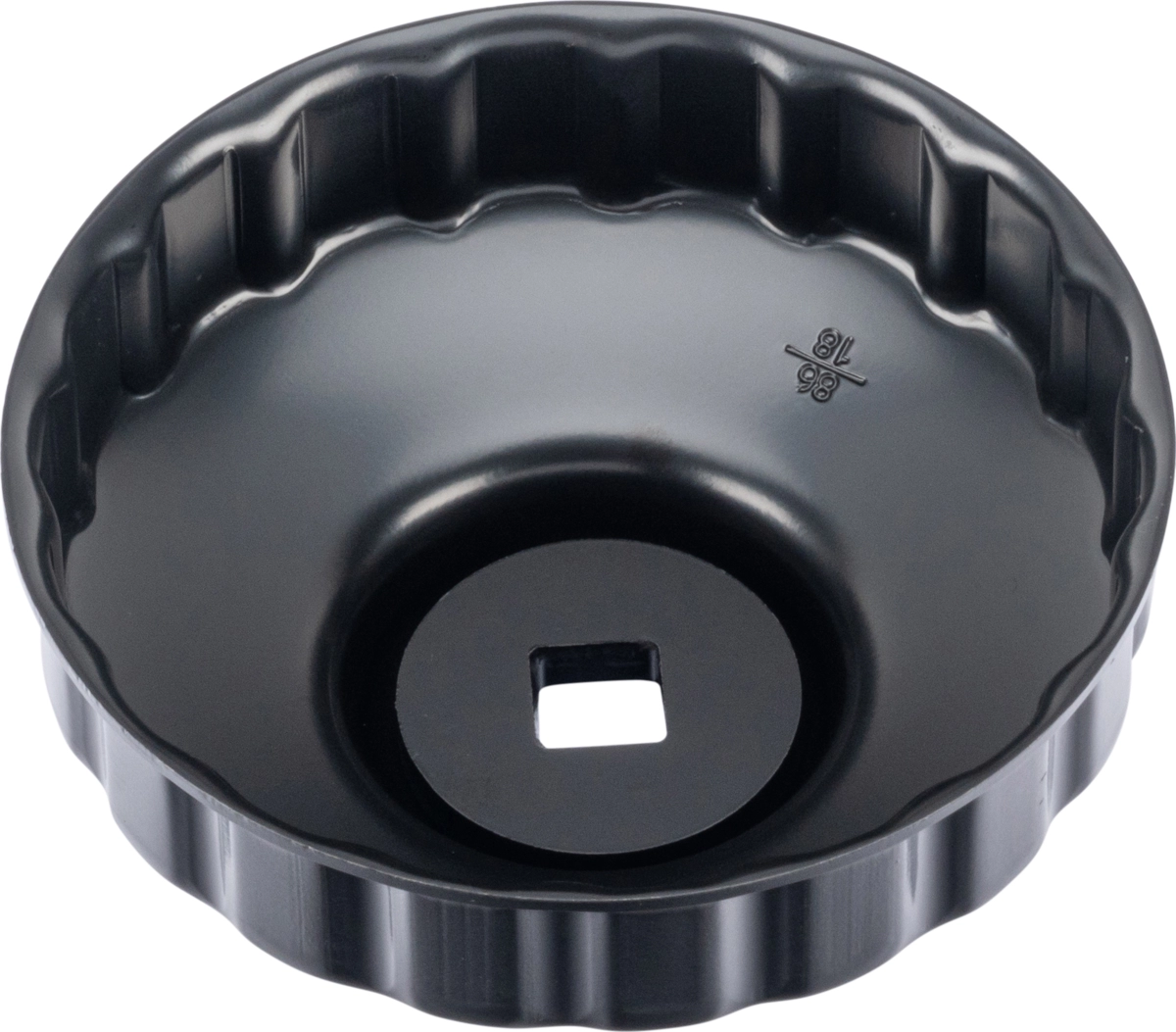 Ölfilterkappe, 3/8", 86 mm x 18 Rillen