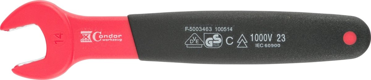 Einmaulschlüssel, VDE, 14 mm