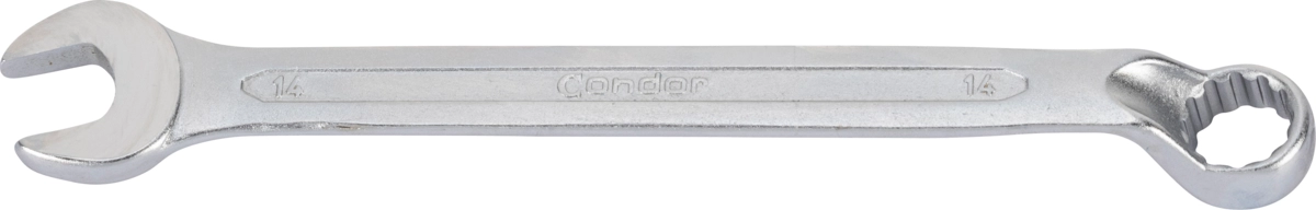 Gabel-Ringschlüssel, gekröpft, 14 mm