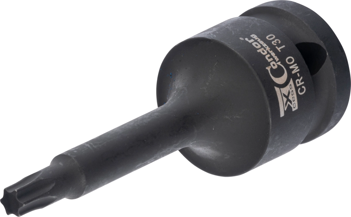 Kraft-Bit-Stecknuss, 1/2", T-Profil T30x78 mm