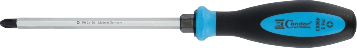 Schraubendreher, Profi, Schlagkappe, Kreuz PH3x150 mm