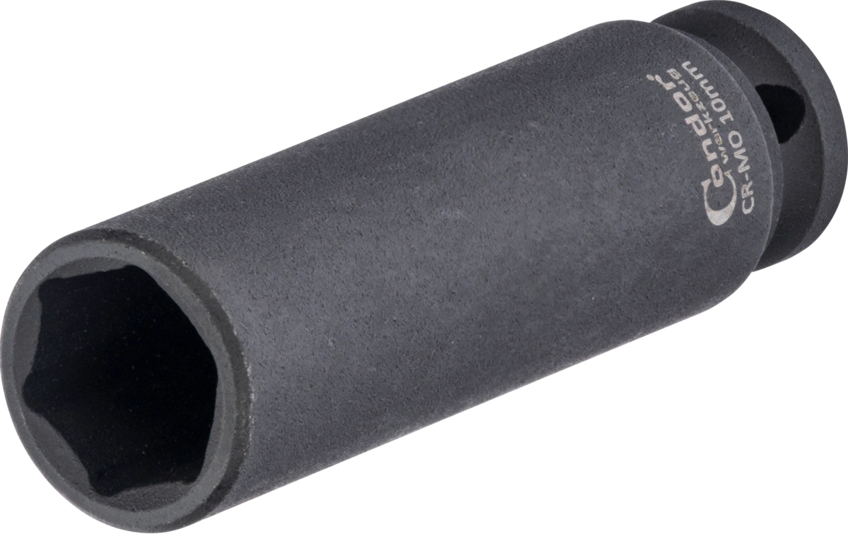 Kraft-Stecknuss, 1/4", 6-kant 10 mm, tief