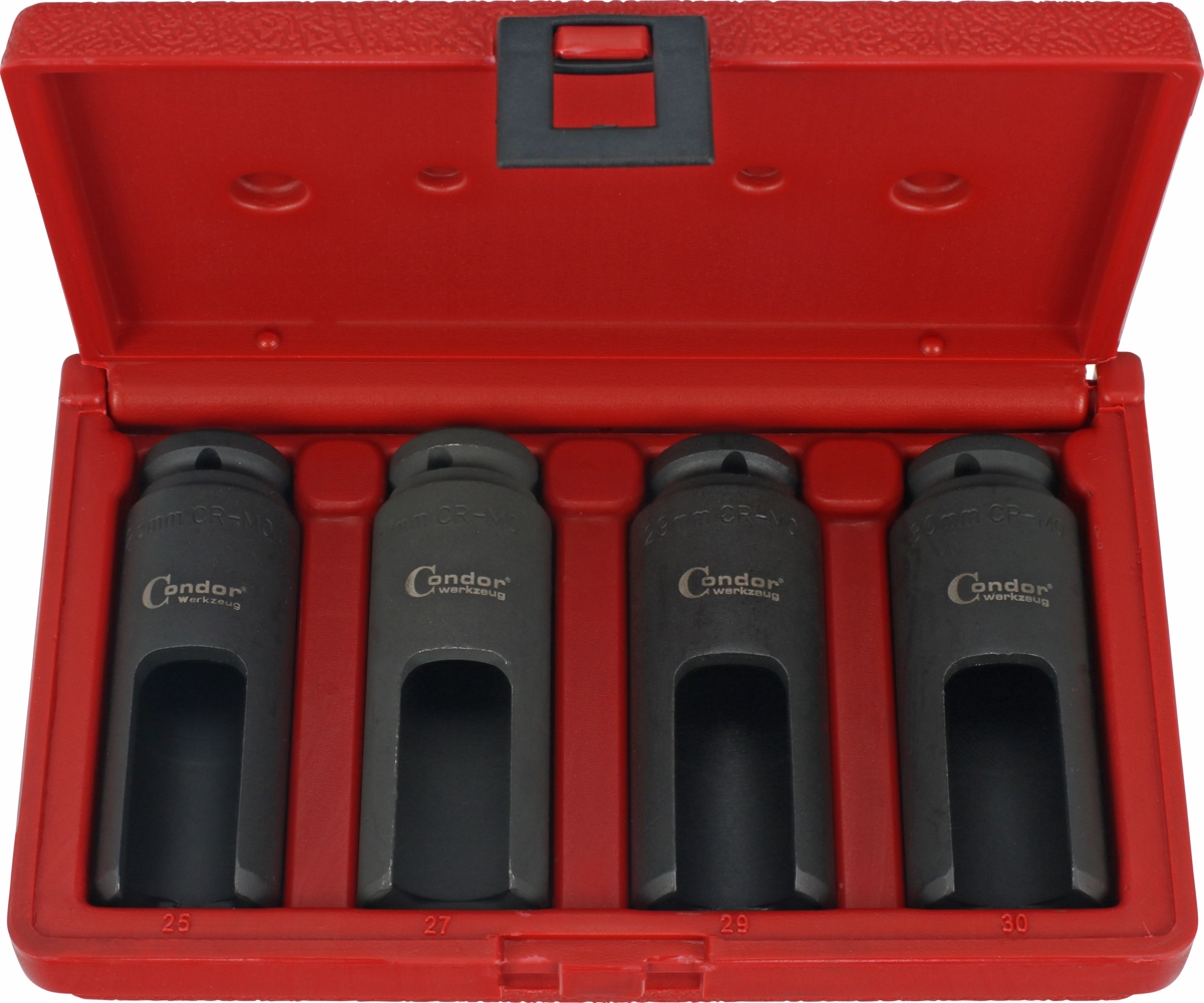 Einsätze für Dieselinjektoren, 4-tlg., 1/2", PSA, SW25-30