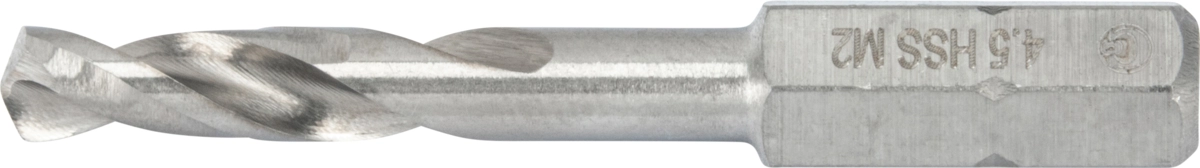 Spiralbohrer-Bit, 1/4" 6-kant, HSS-G M2, ø 4.5