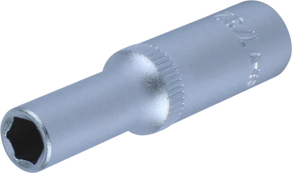 Stecknuss, 1/4", 6-kant zöllig 7/32", tief