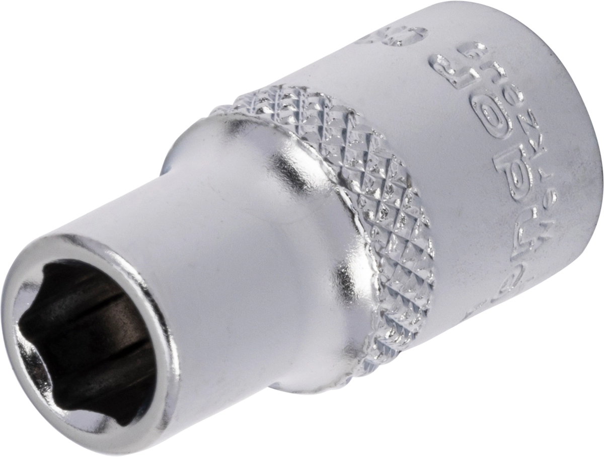 Stecknuss, 1/4", 6-kant 6 mm