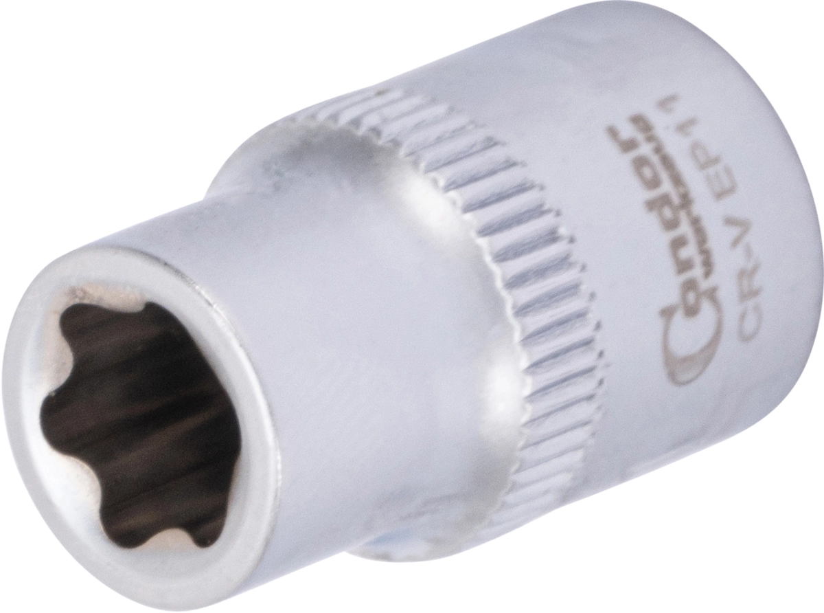 Stecknuss, 3/8", E-Plus-Profil EP11