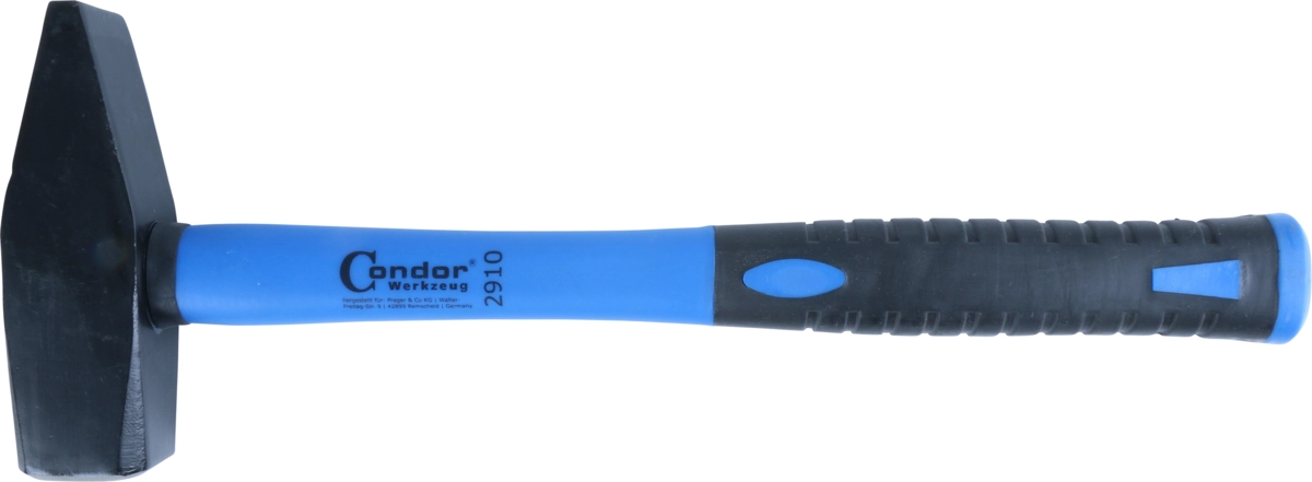 Schlosserhammer, mit Fiberglasstil, 1000 g