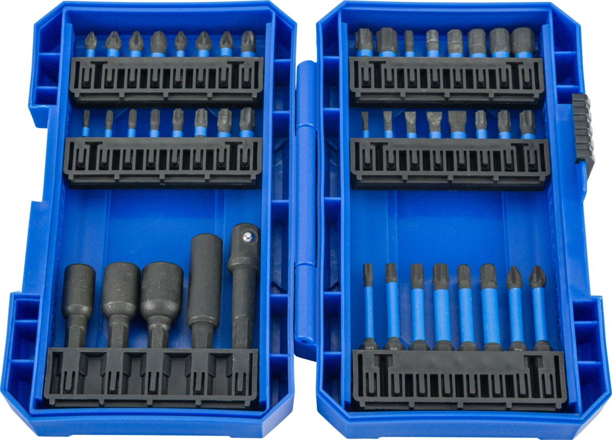 Power-Bit-Sortiment, 45-tlg., 1/4" 6-kant