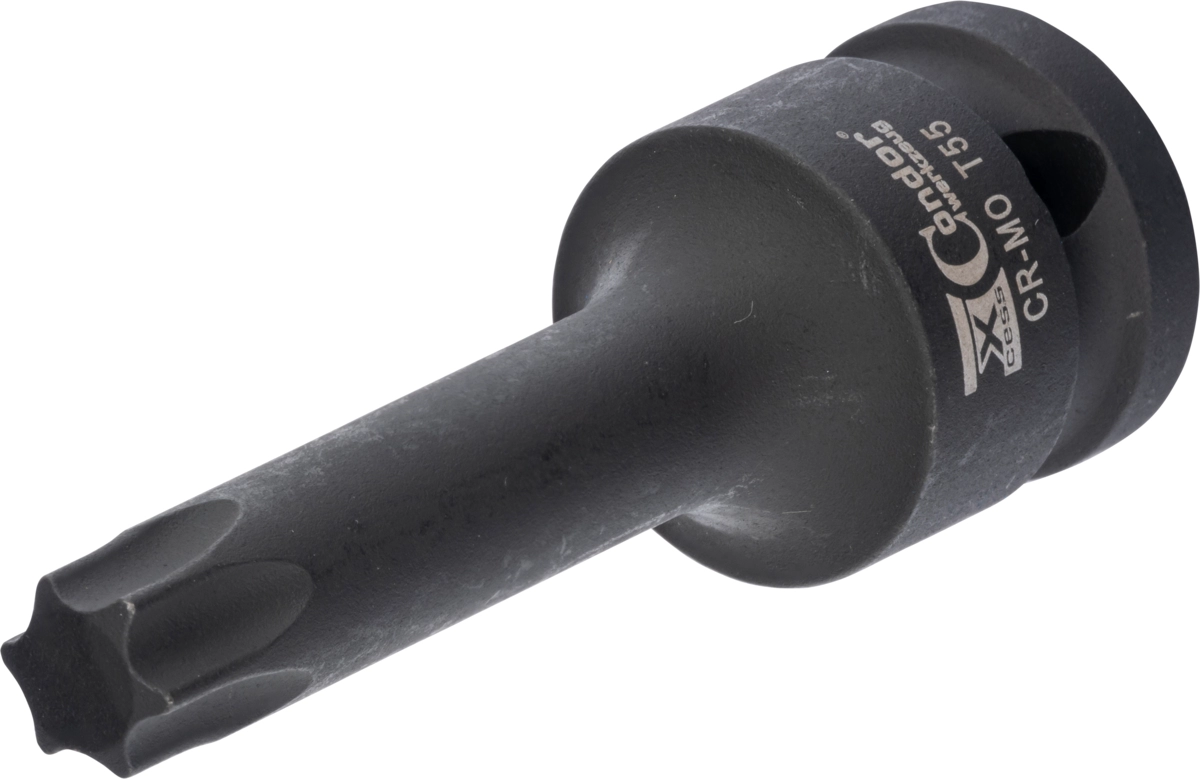 Kraft-Bit-Stecknuss, 1/2", T-Profil T55x78 mm