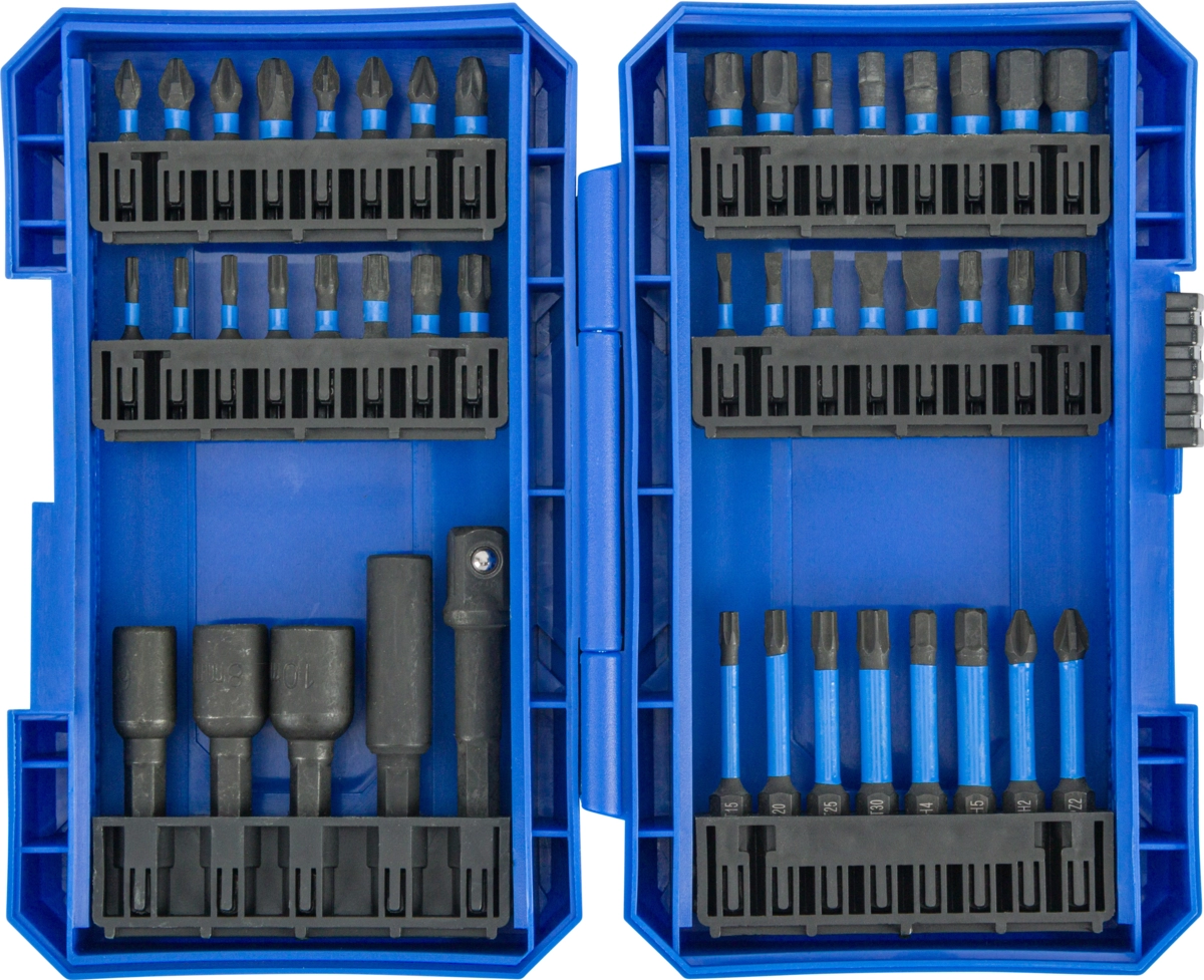 Power-Bit-Sortiment, 45-tlg., 1/4" 6-kant