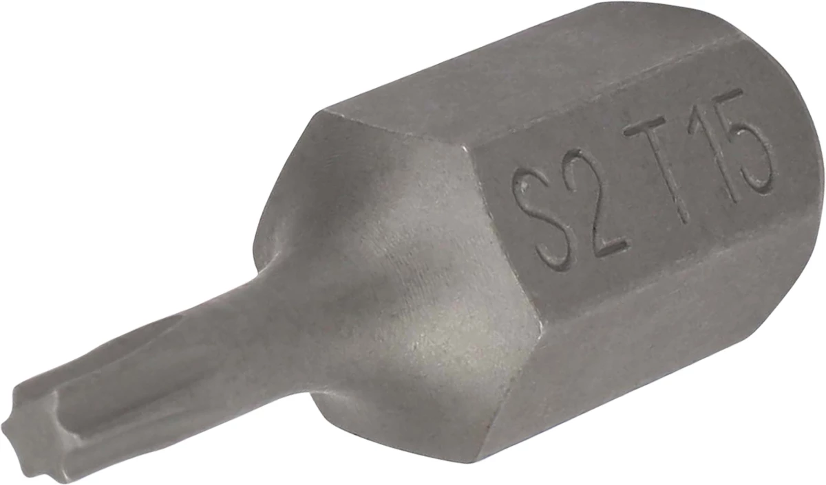 Bit, 10 mm 6-kant, T-Profil T15x30 mm