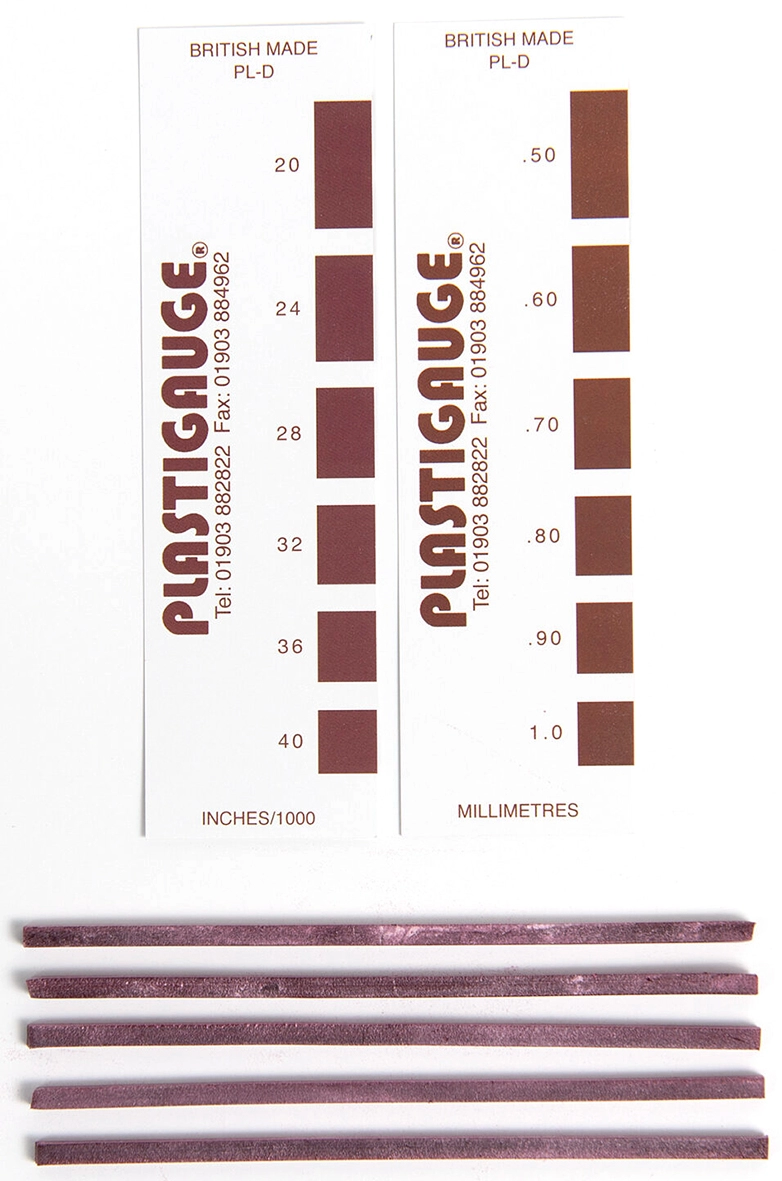 Feinmessstreifen Plastigauge®, braun, 5 St.