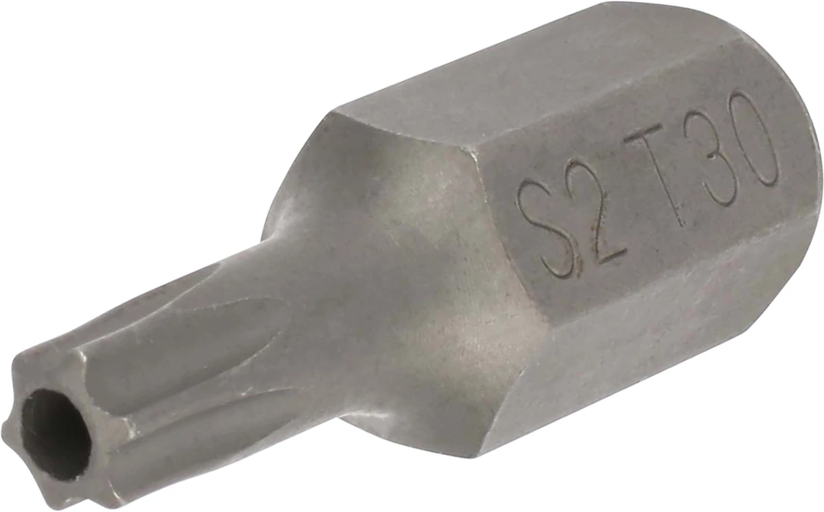 Bit, 10 mm 6-kant, T-Profil SLB T30x30 mm