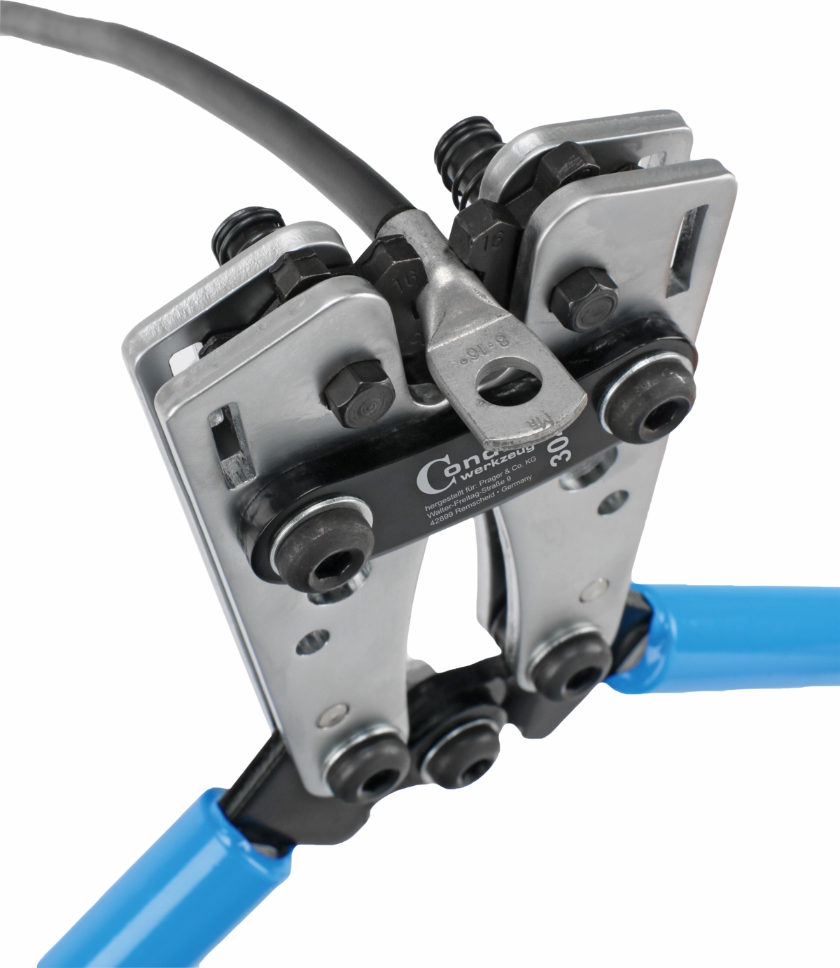 Crimpzange mit 6-kant Crimp-Profil