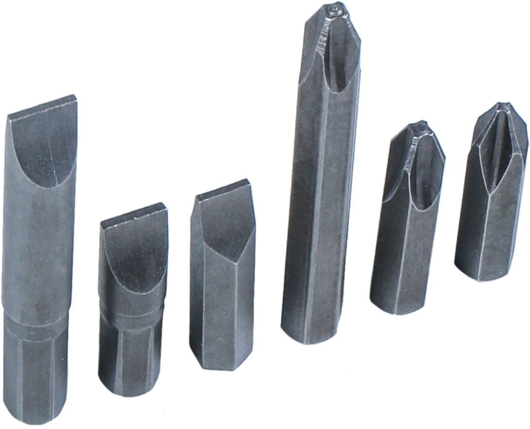 Schlagschrauber-Bits, 6-tlg., 8 mm