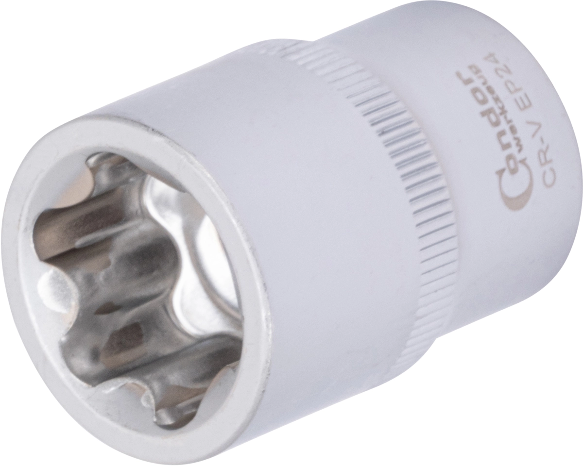 Stecknuss, 1/2", E-Plus-Profil EP24