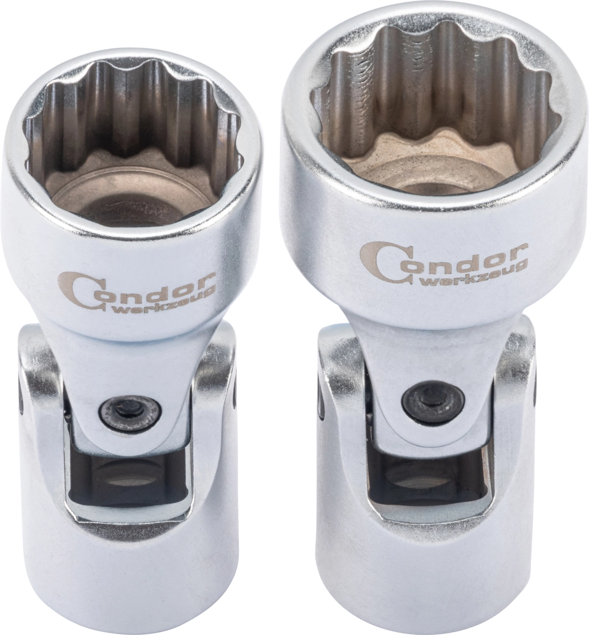 Gelenkeinsätze, 2-tlg., 3/8", 12-kant 16 / 18 mm