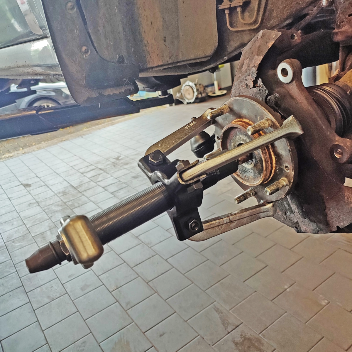 Schlag-Spindel, Gewindemaß UN1.1/2"x16