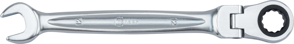 Ratschen-Ring / Gabelschlüssel, xcess performance, mit Gelenk, 12 mm