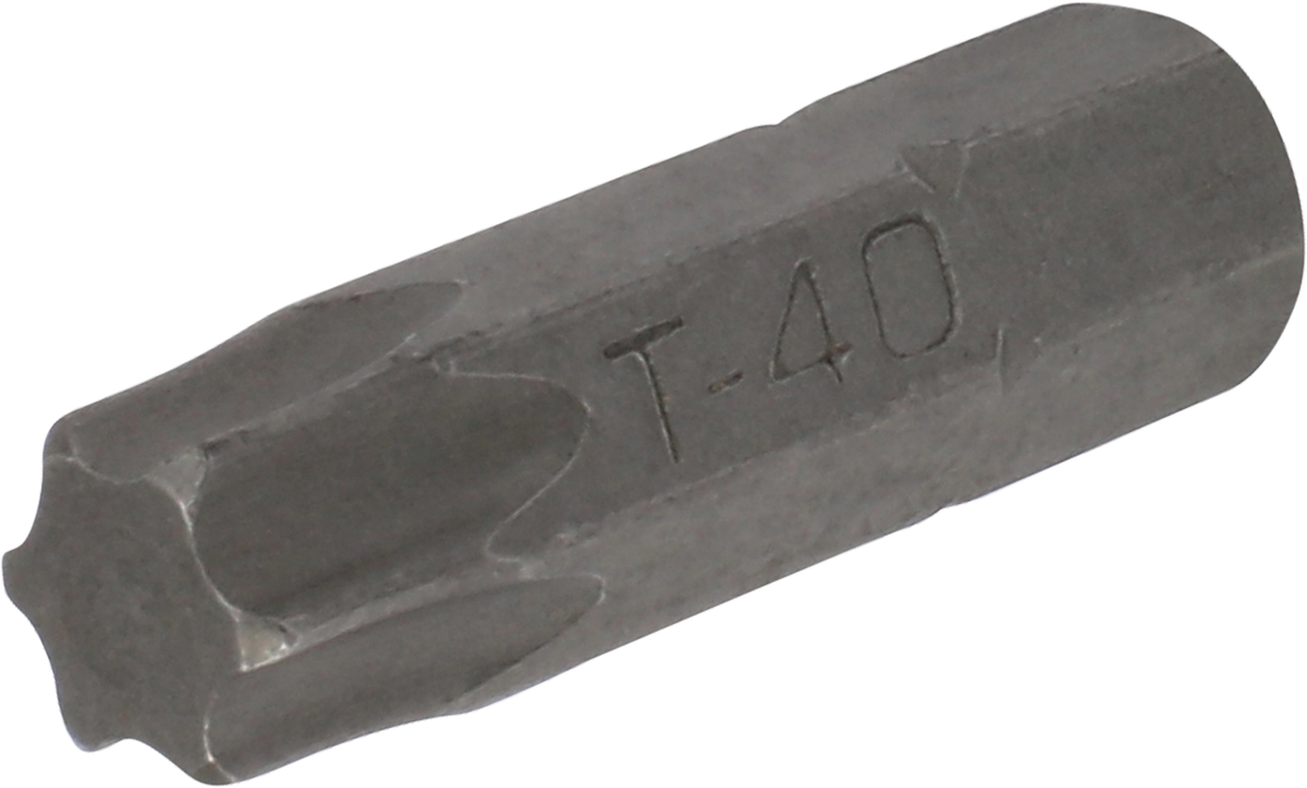 Bit, 1/4" 6-kant, T-Profil T40x25 mm