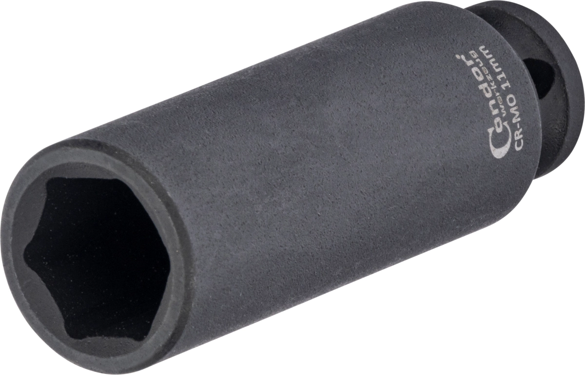 Kraft-Stecknuss, 1/4", 6-kant 11 mm, tief