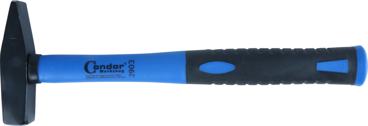 Schlosserhammer, mit Fiberglasstil, 300 g