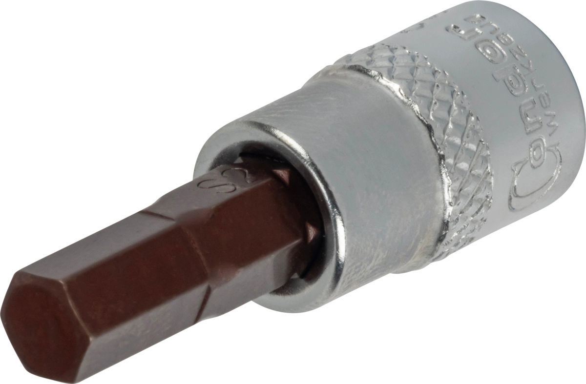 Bit-Stecknuss, xcess performance, 1/4", Innensechskant 6x37 mm
