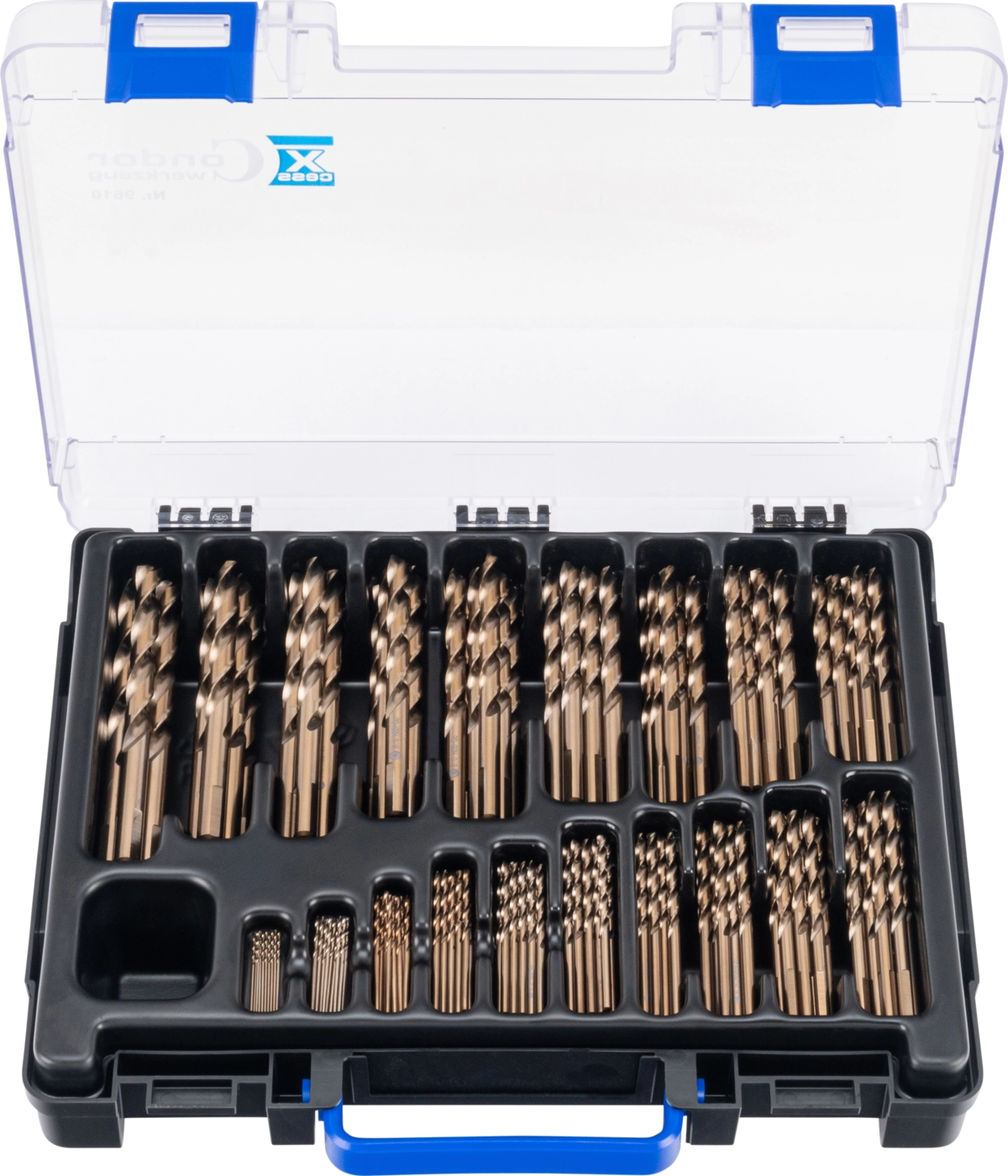 Spiralbohrer-Satz, HSS-E Cobalt 5%, 170-tlg., 1-10 mm