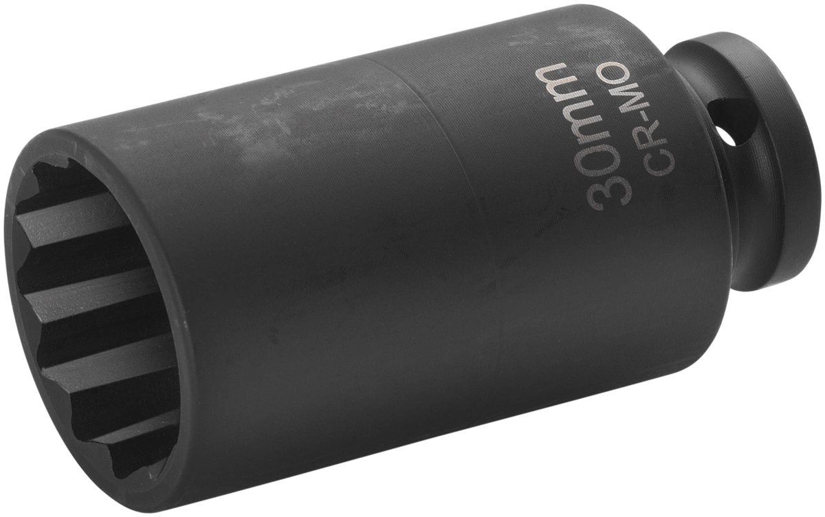 Einsatz für Antriebswellen, 1/2", CrMo, 12-kant 30 mm
