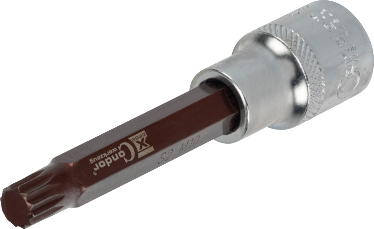 Bit-Stecknuss, xcess performance, 1/2", Vielzahn M10x100 mm
