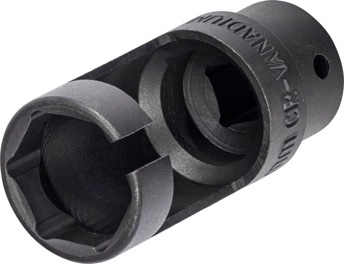 Spezial-Steckschlüssel, 1/2", 80 mm, 27 mm 6-kant, geschlitzt