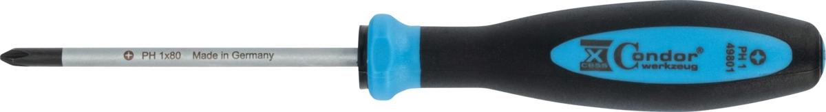Schraubendreher, Profi, Kreuz PH1x80 mm