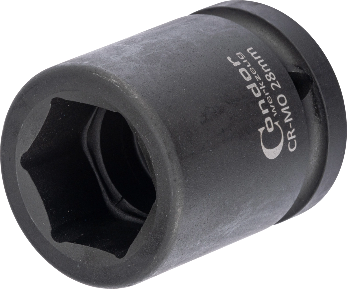 Kraft-Stecknuss, 3/4", 6-kant 28 mm