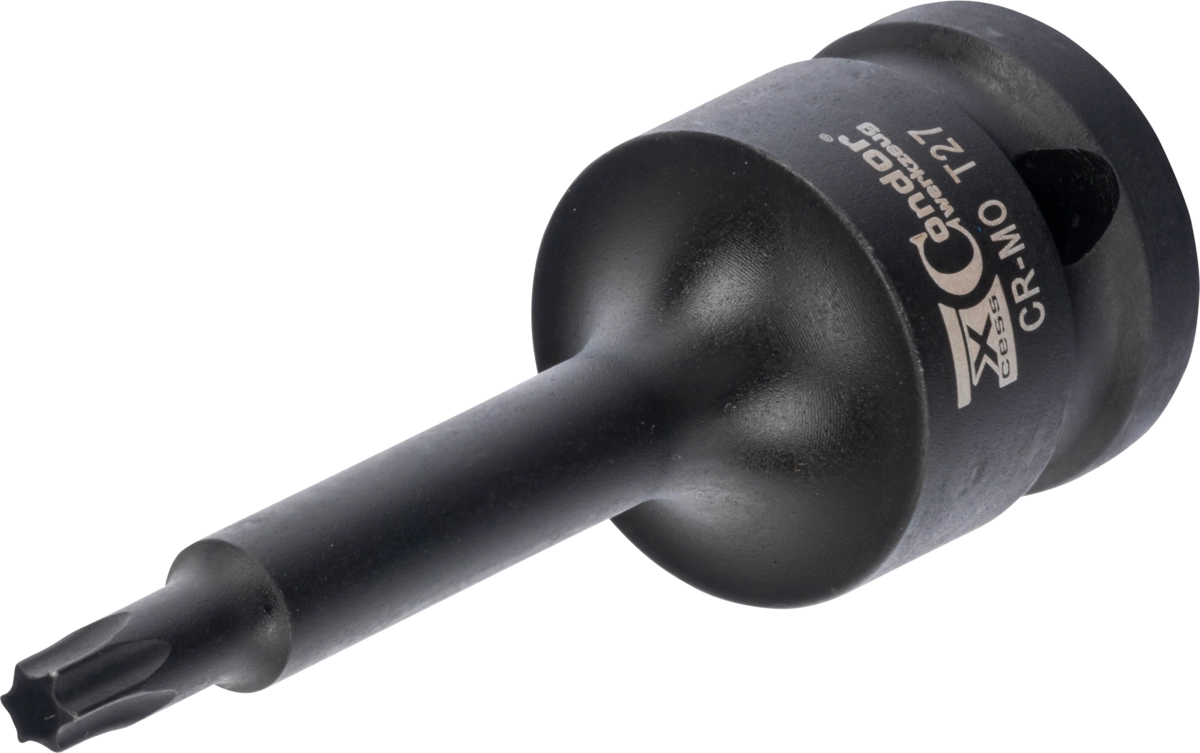 Kraft-Bit-Stecknuss, 1/2", T-Profil T27x78 mm