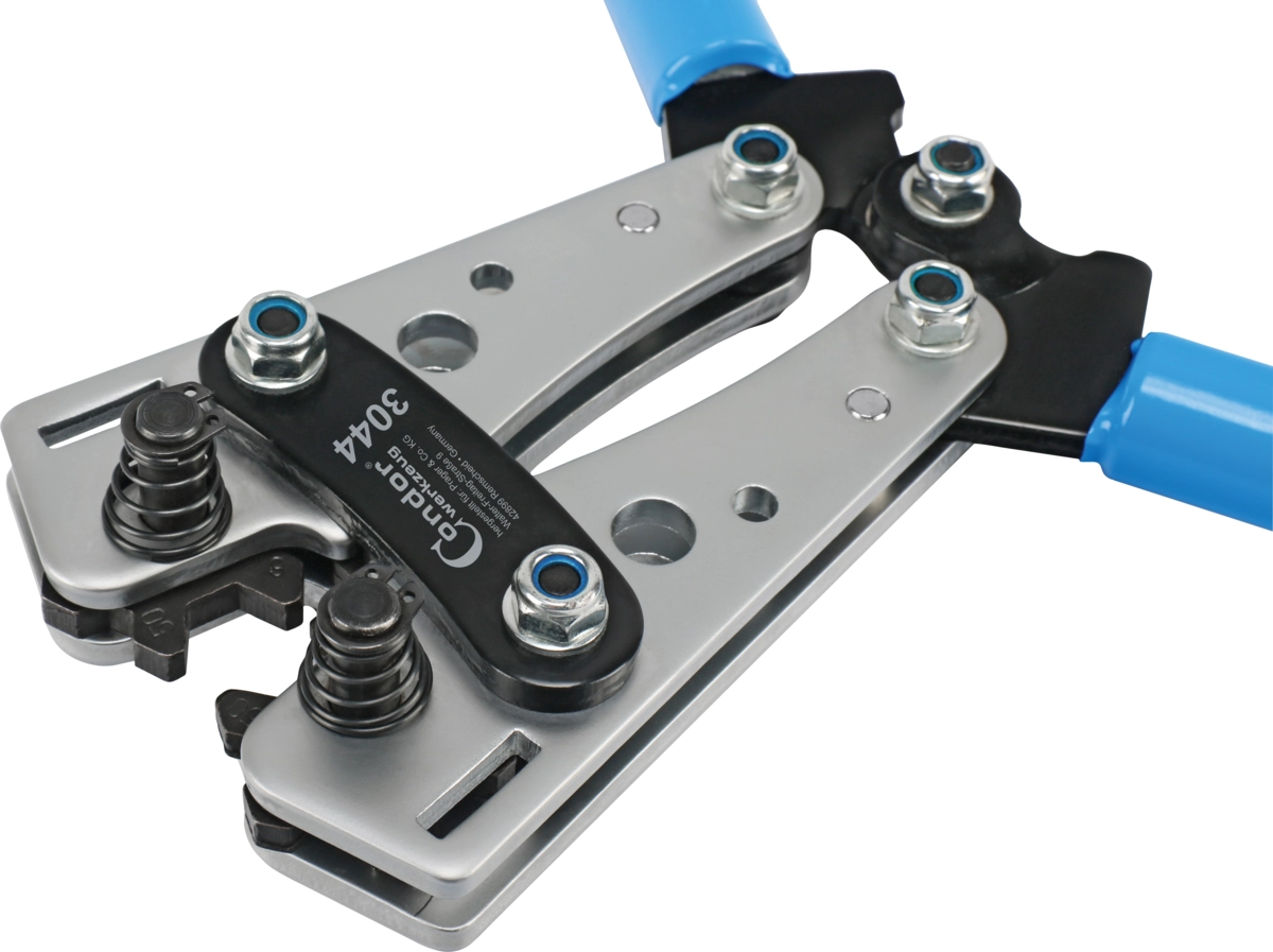 Crimpzange mit 6-kant Crimp-Profil