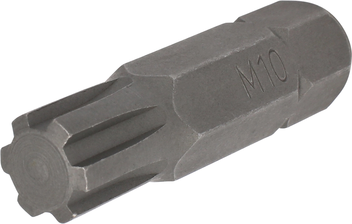 Bit, 10 mm 6-kant, Keilnut M10x40 mm