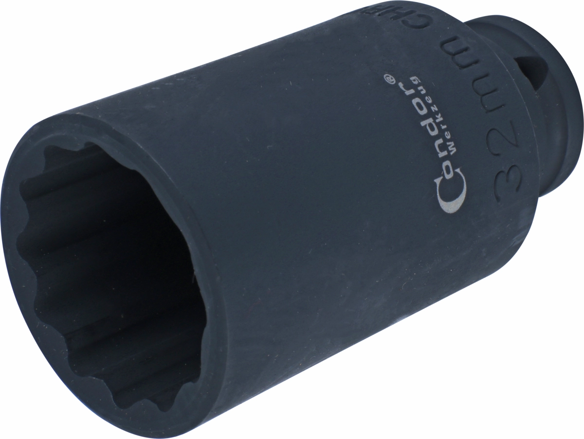 Einsatz für Antriebswellen, 1/2", CrMo, 12-kant 32 mm