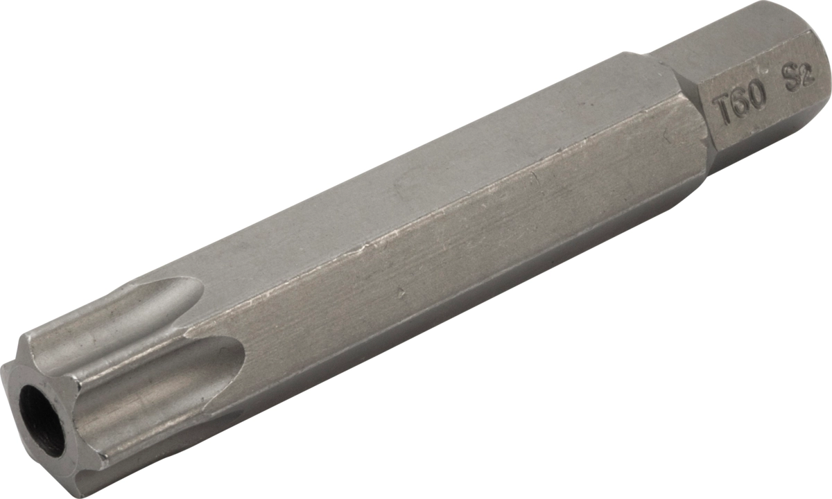 Bit, 10 mm 6-kant, T-Profil SLB T60x75 mm
