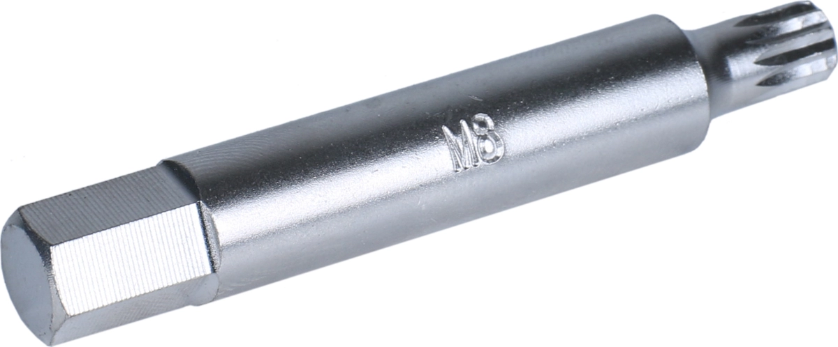 Bit, Rundschaft, Vielzahn M8x75 mm