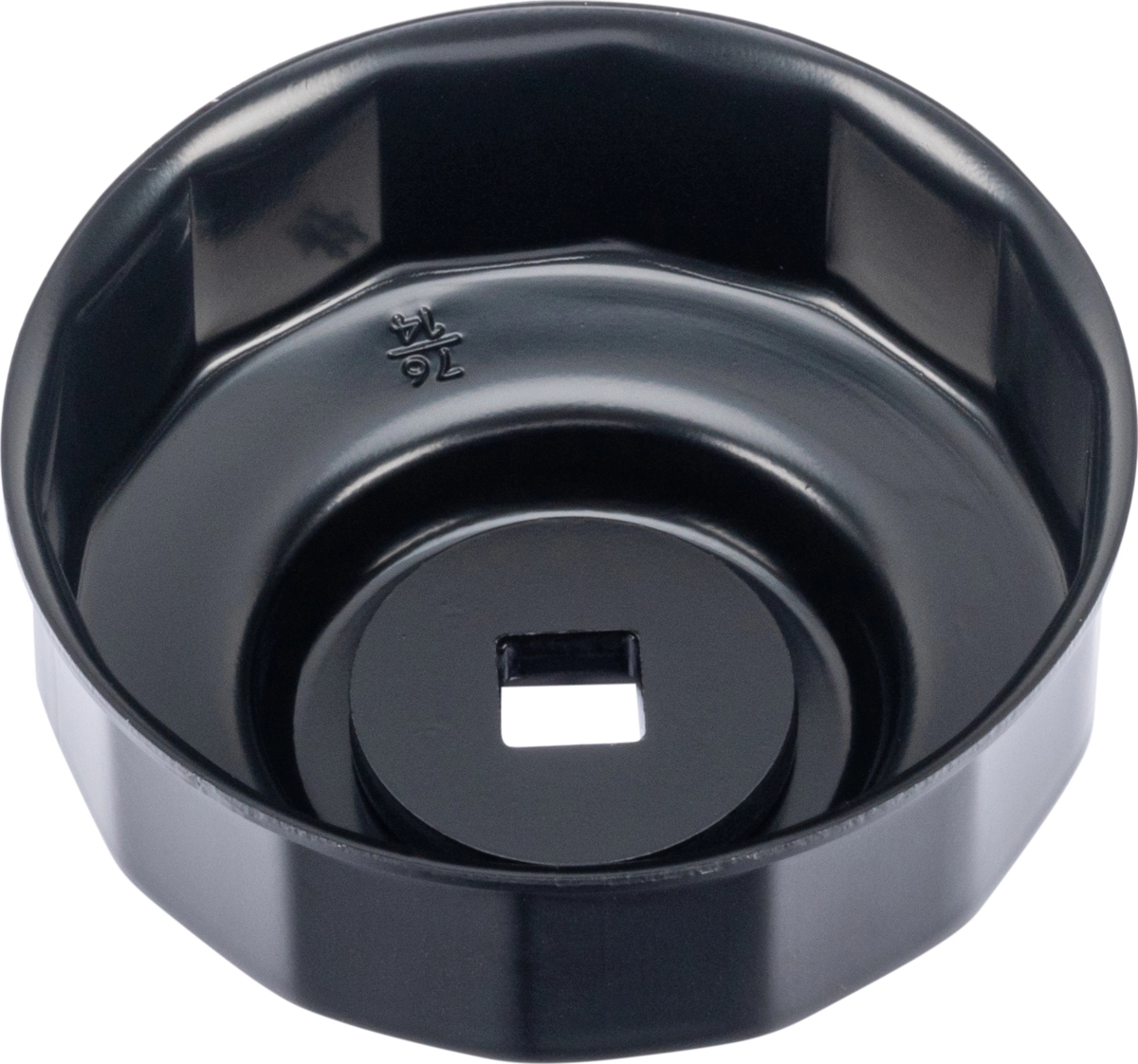 Ölfilterkappe, 3/8", 74 mm x 14 Kanten