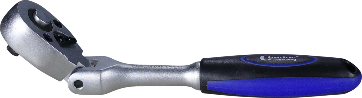 Hebelumschaltknarre, Gelenk, 1/4", 180° schwenkbar