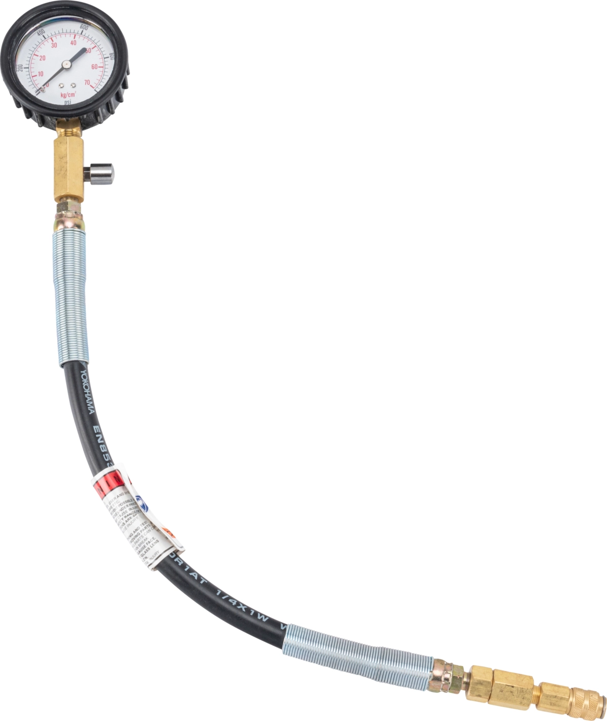 Manometer mit Schlauch, 0-70 bar
