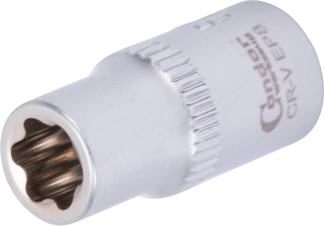 Stecknuss, 1/4", E-Plus-Profil EP8